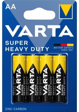 Батарейка Varta Superlife AA BLI 4 Zinc-carbon, 4 шт